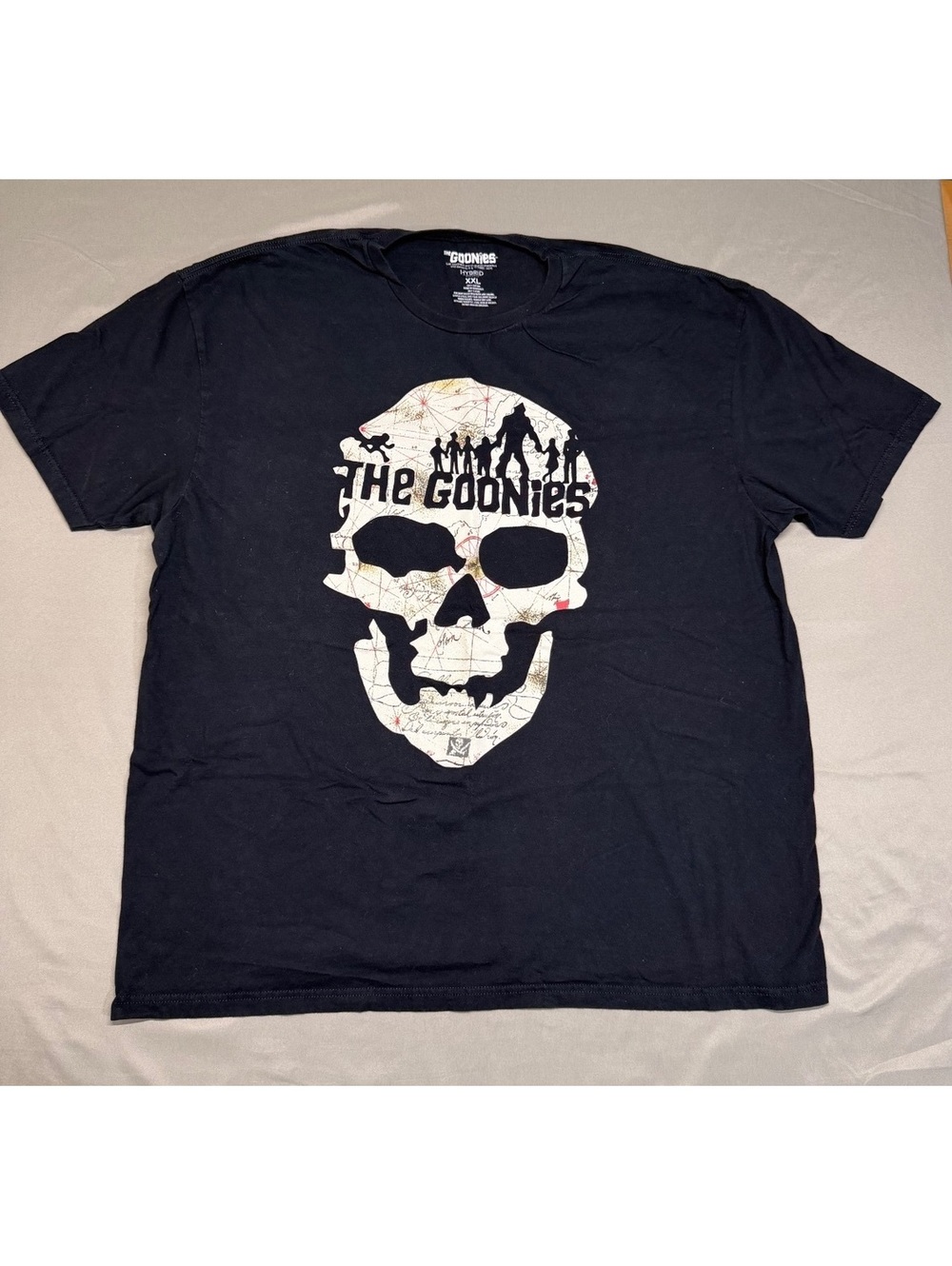 The Goonies Black Graphic T-Shirt XXL 100% Cotton